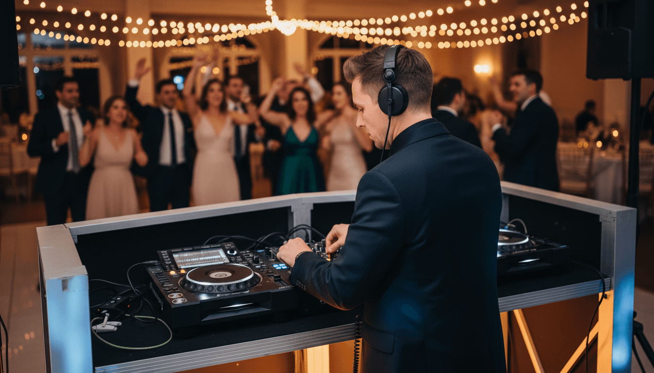 DJ at a Toronto wedding reception